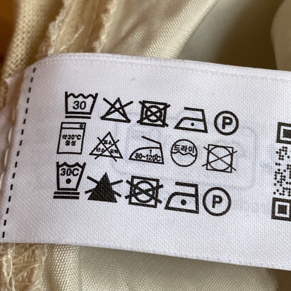 NWT. Zara Beige Linen Blend Belted Straight Leg Braided Belt Pants. Size S. - Picture 11 of 12